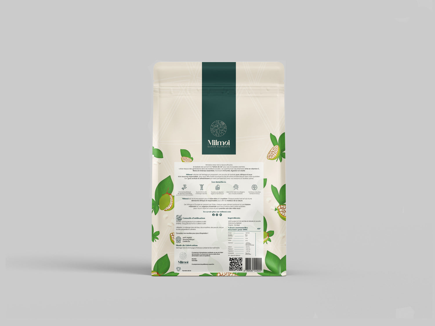 poudre de pulpe de baobab - prévente